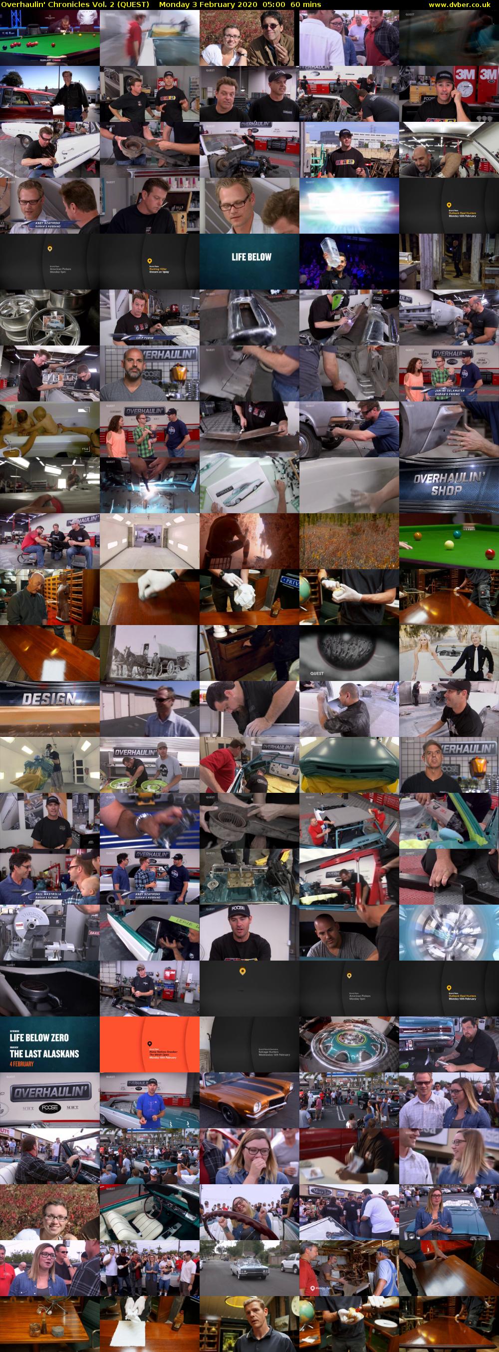 Overhaulin' Chronicles Vol. 2 (QUEST) Monday 3 February 2020 05:00 - 06:00