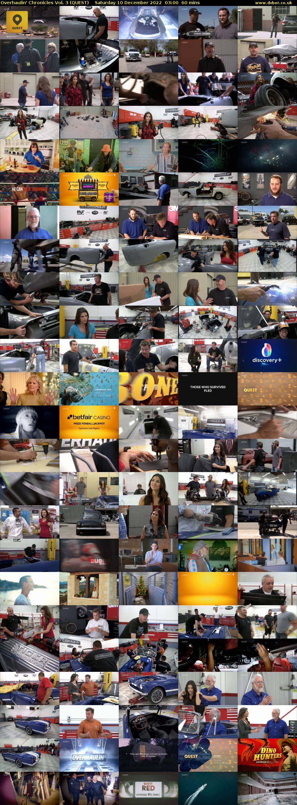 Overhaulin' Chronicles Vol. 3 (QUEST) Saturday 10 December 2022 03:00 - 04:00