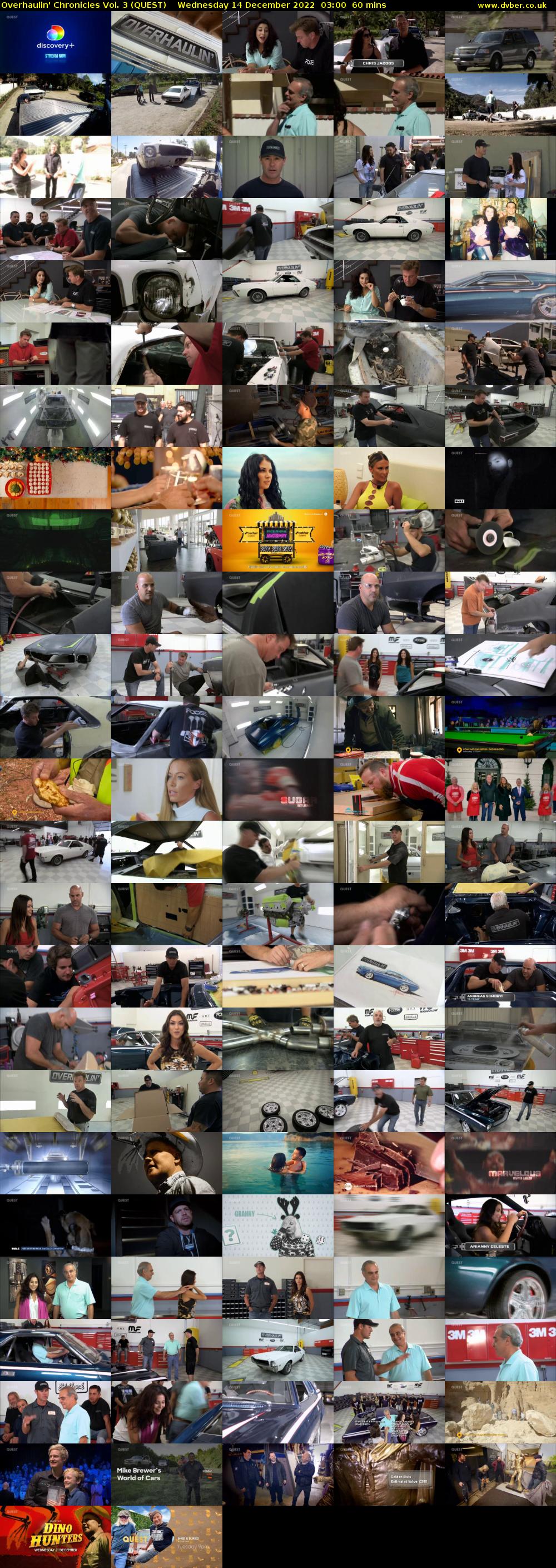 Overhaulin' Chronicles Vol. 3 (QUEST) Wednesday 14 December 2022 03:00 - 04:00