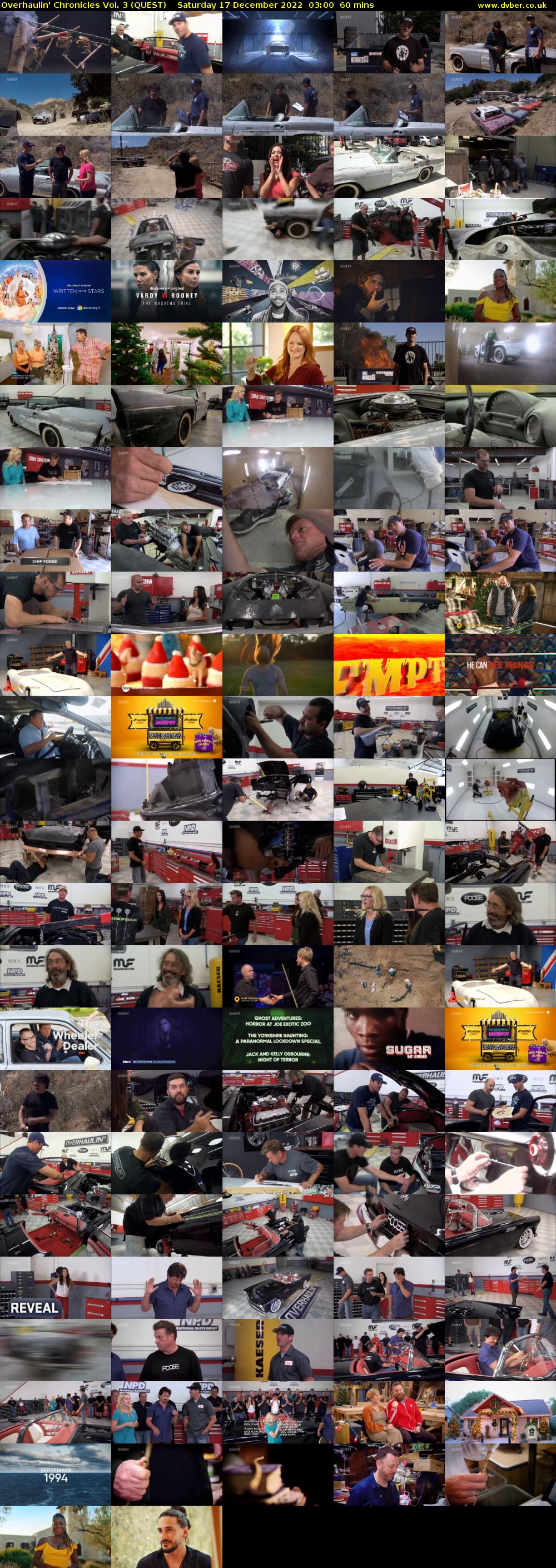 Overhaulin' Chronicles Vol. 3 (QUEST) Saturday 17 December 2022 03:00 - 04:00