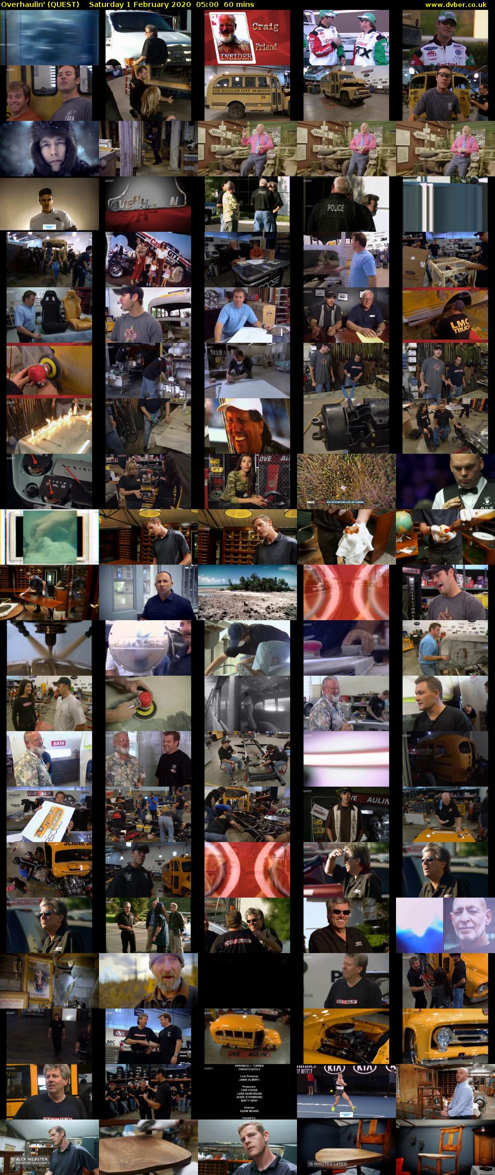 Overhaulin' (QUEST) Saturday 1 February 2020 05:00 - 06:00