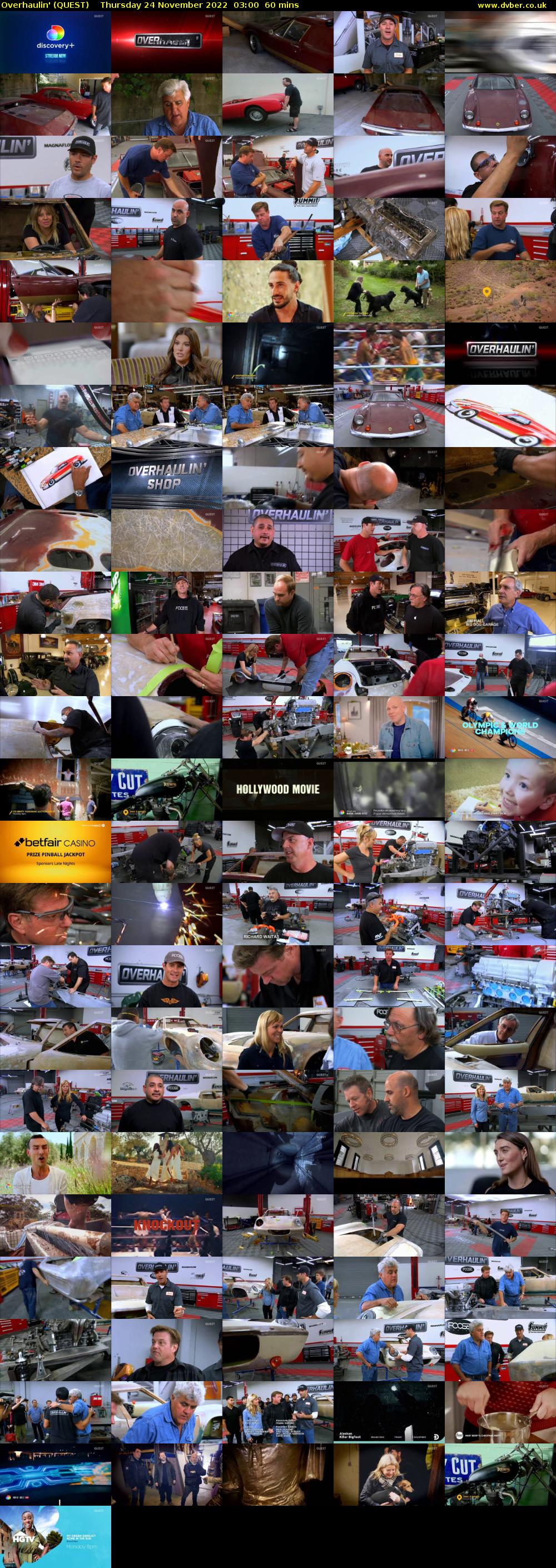Overhaulin' (QUEST) Thursday 24 November 2022 03:00 - 04:00