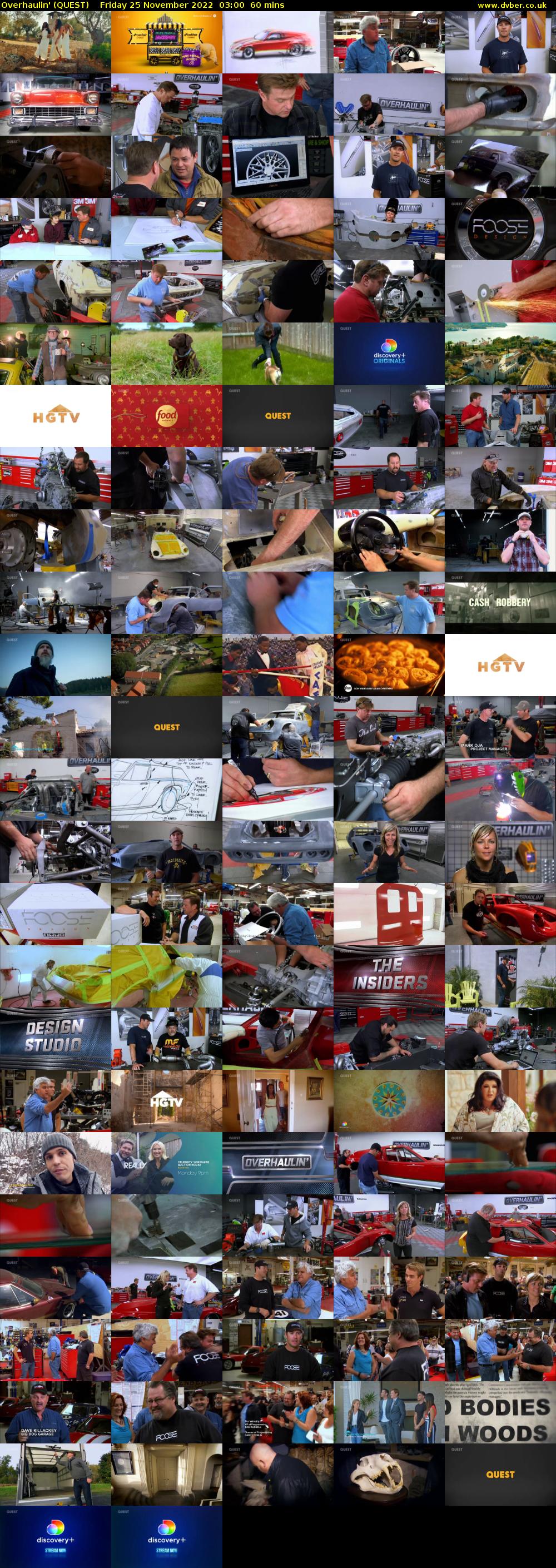 Overhaulin' (QUEST) Friday 25 November 2022 03:00 - 04:00