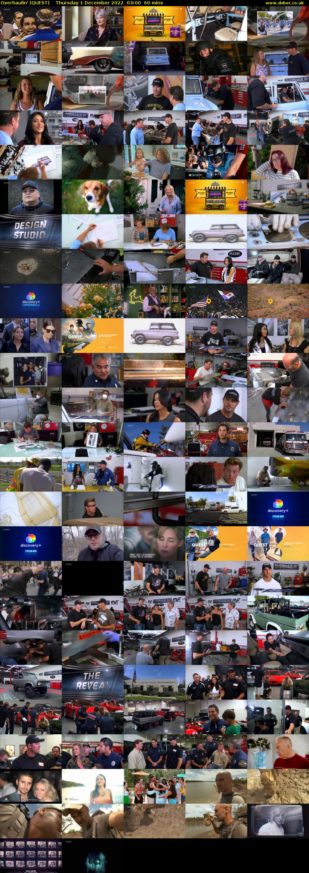 Overhaulin' (QUEST) Thursday 1 December 2022 03:00 - 04:00