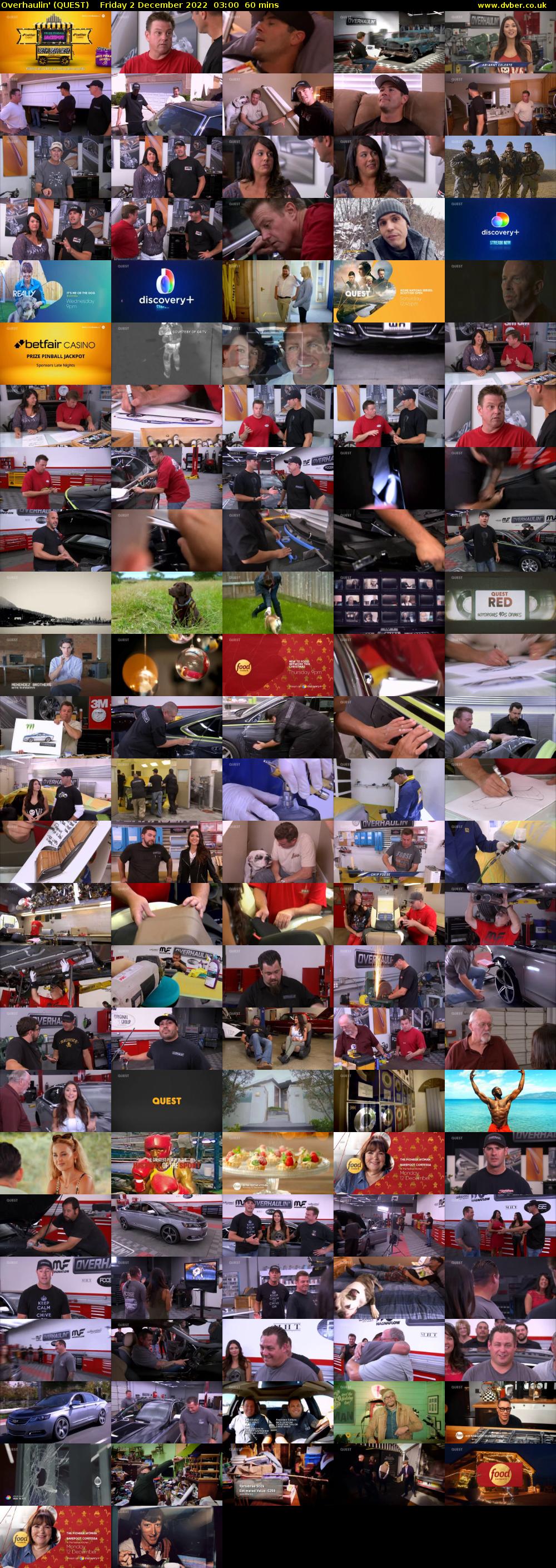 Overhaulin' (QUEST) Friday 2 December 2022 03:00 - 04:00