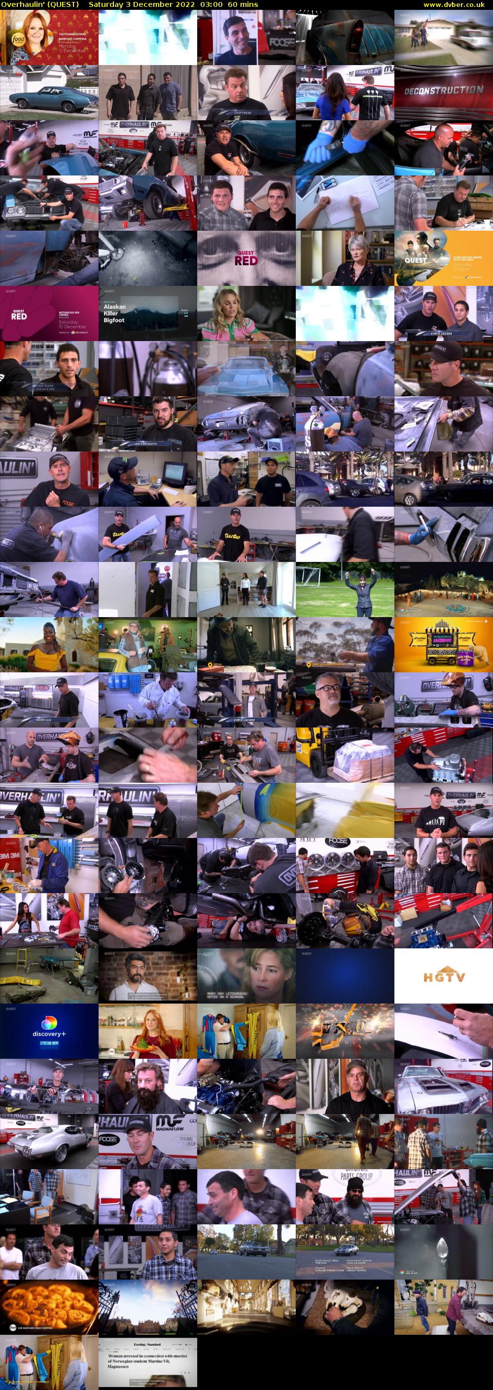 Overhaulin' (QUEST) Saturday 3 December 2022 03:00 - 04:00