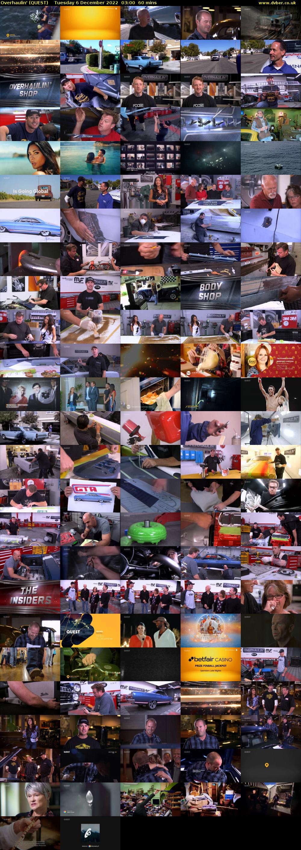 Overhaulin' (QUEST) Tuesday 6 December 2022 03:00 - 04:00