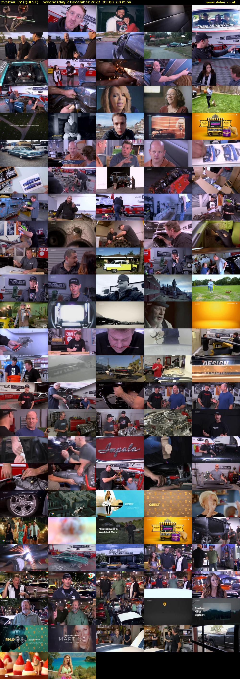 Overhaulin' (QUEST) Wednesday 7 December 2022 03:00 - 04:00