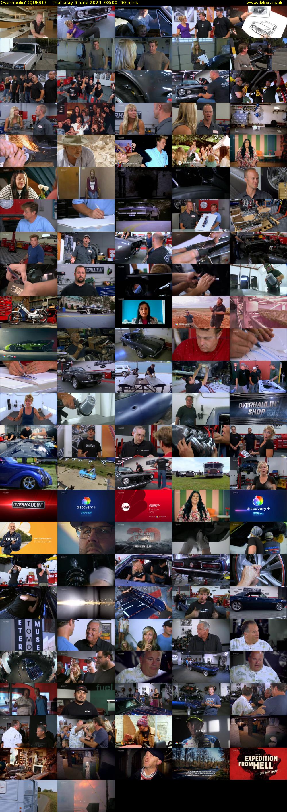 Overhaulin' (QUEST) Thursday 6 June 2024 03:00 - 04:00