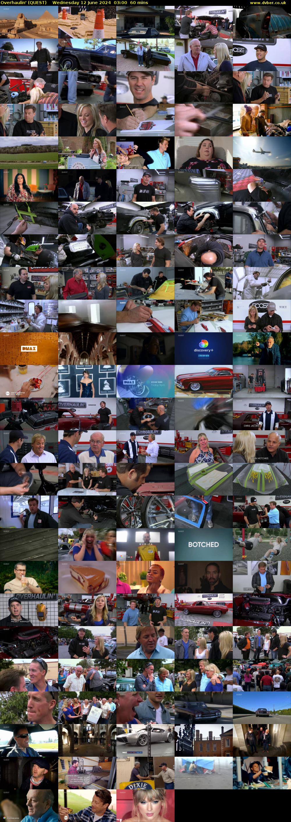 Overhaulin' (QUEST) Wednesday 12 June 2024 03:00 - 04:00