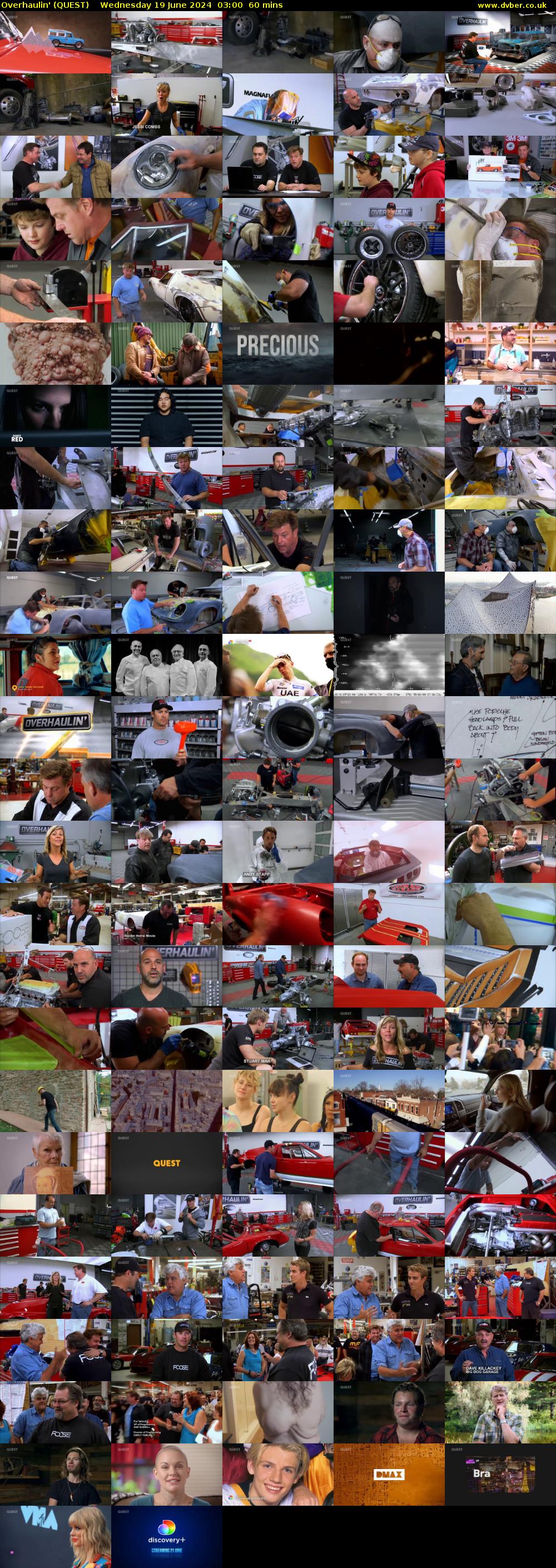Overhaulin' (QUEST) Wednesday 19 June 2024 03:00 - 04:00