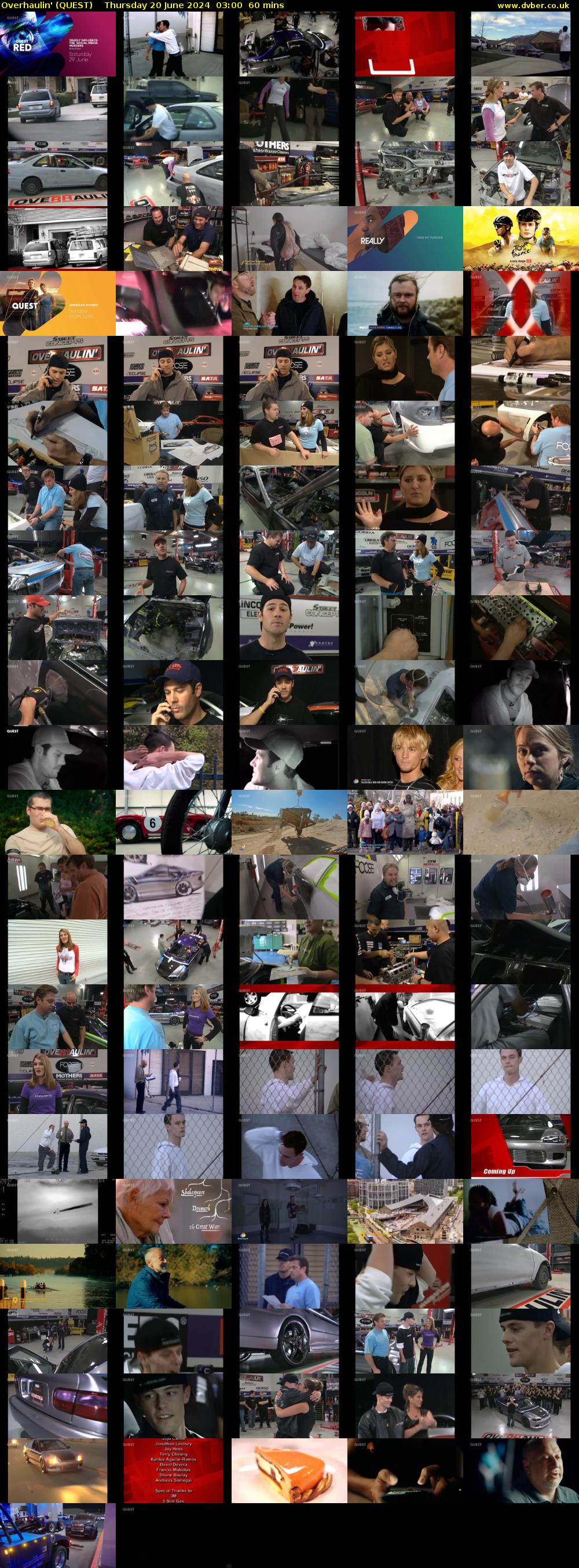 Overhaulin' (QUEST) Thursday 20 June 2024 03:00 - 04:00