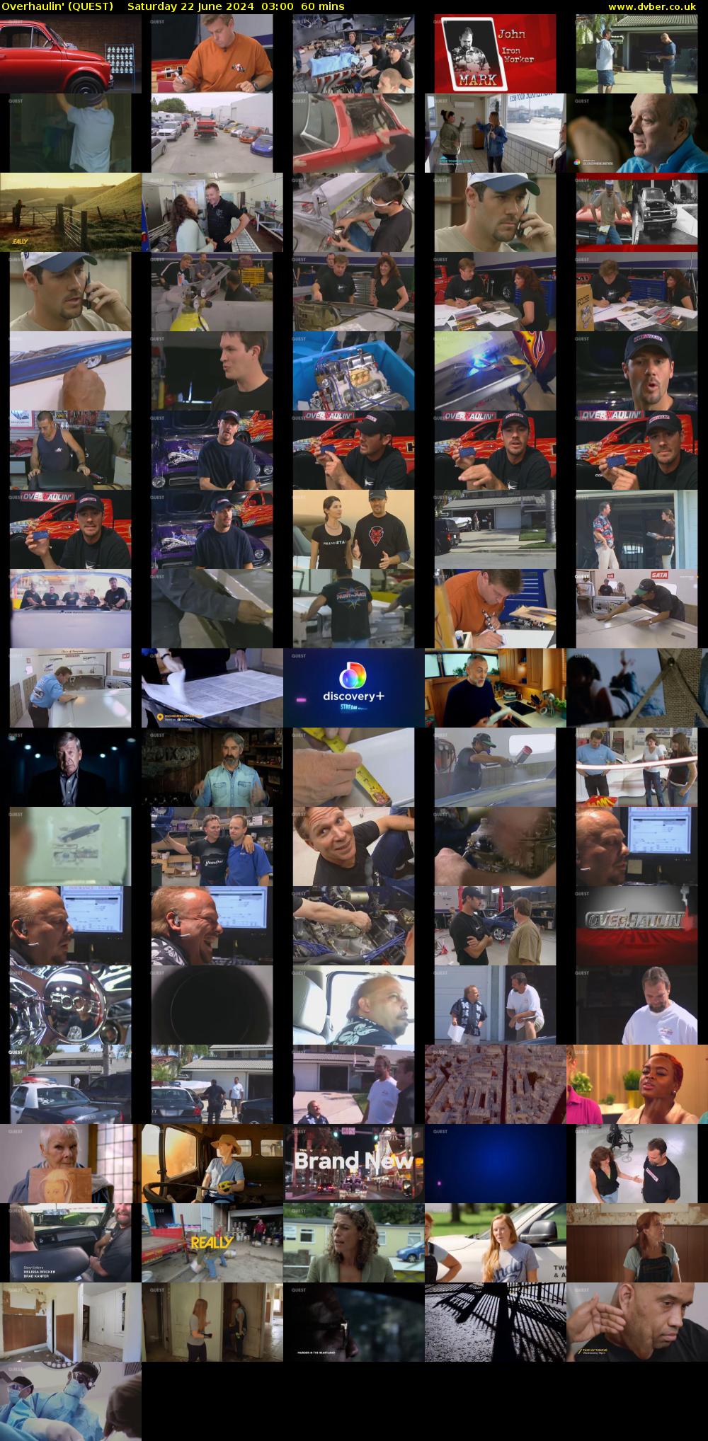 Overhaulin' (QUEST) Saturday 22 June 2024 03:00 - 04:00