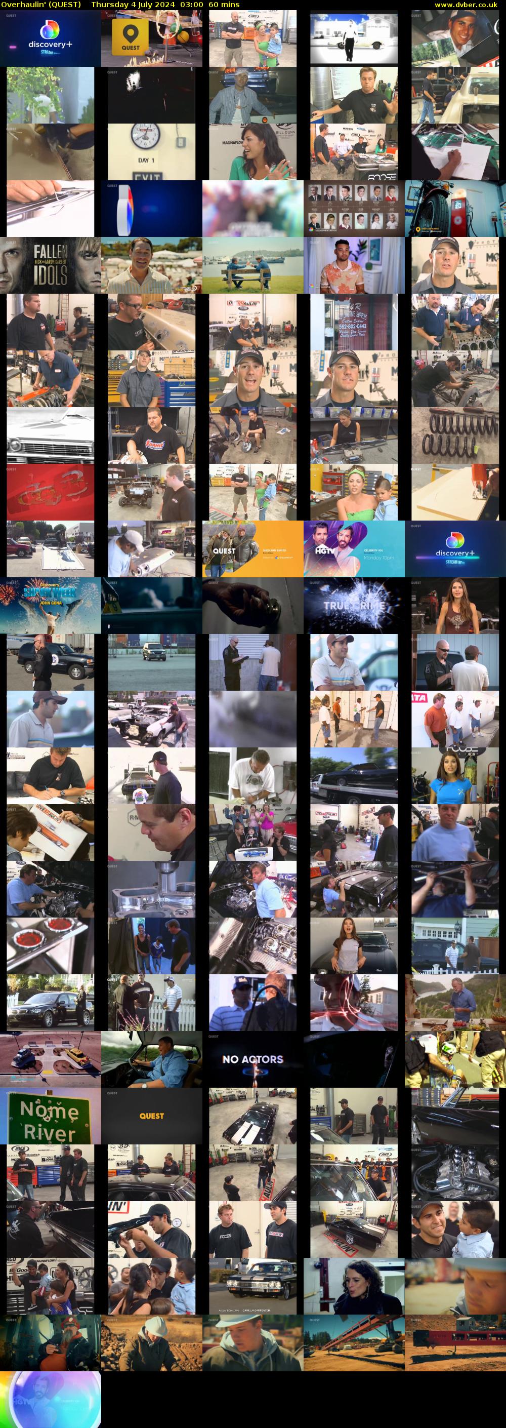 Overhaulin' (QUEST) Thursday 4 July 2024 03:00 - 04:00