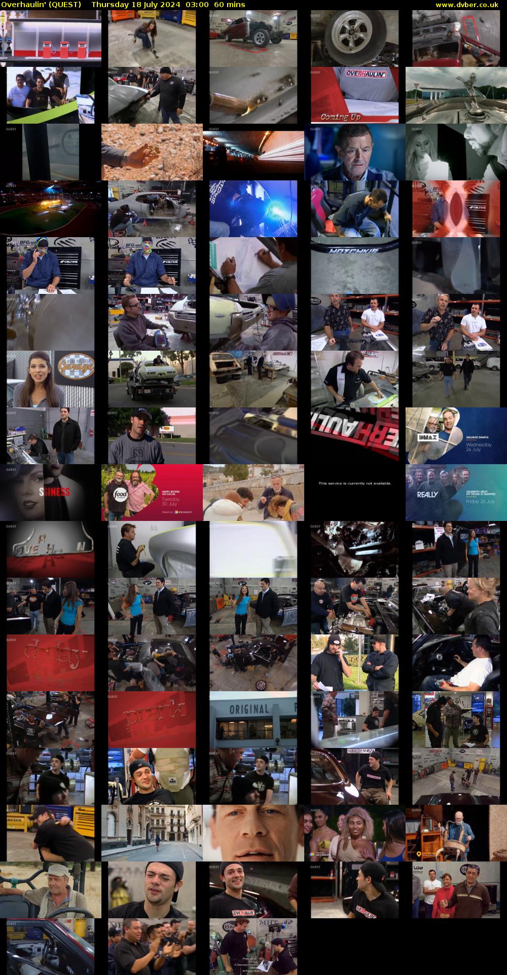 Overhaulin' (QUEST) Thursday 18 July 2024 03:00 - 04:00