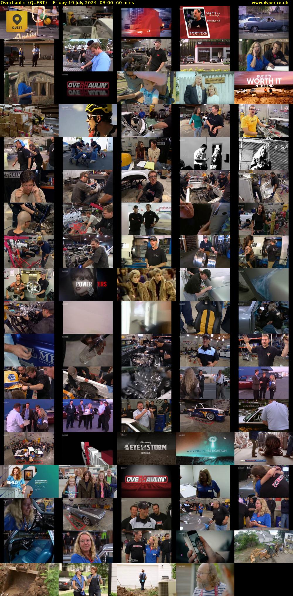 Overhaulin' (QUEST) Friday 19 July 2024 03:00 - 04:00