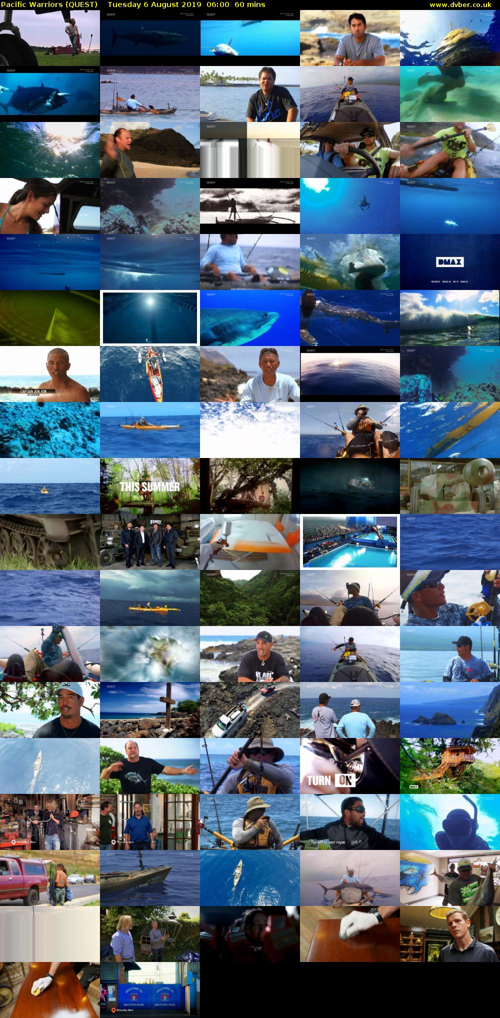 Pacific Warriors (QUEST) Tuesday 6 August 2019 06:00 - 07:00