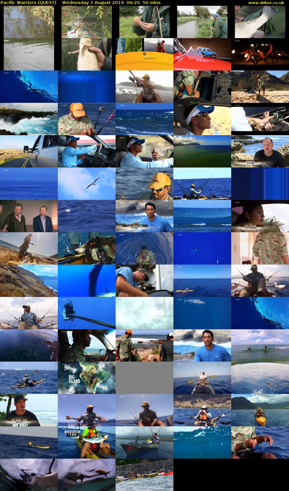 Pacific Warriors (QUEST) Wednesday 7 August 2019 06:20 - 07:10
