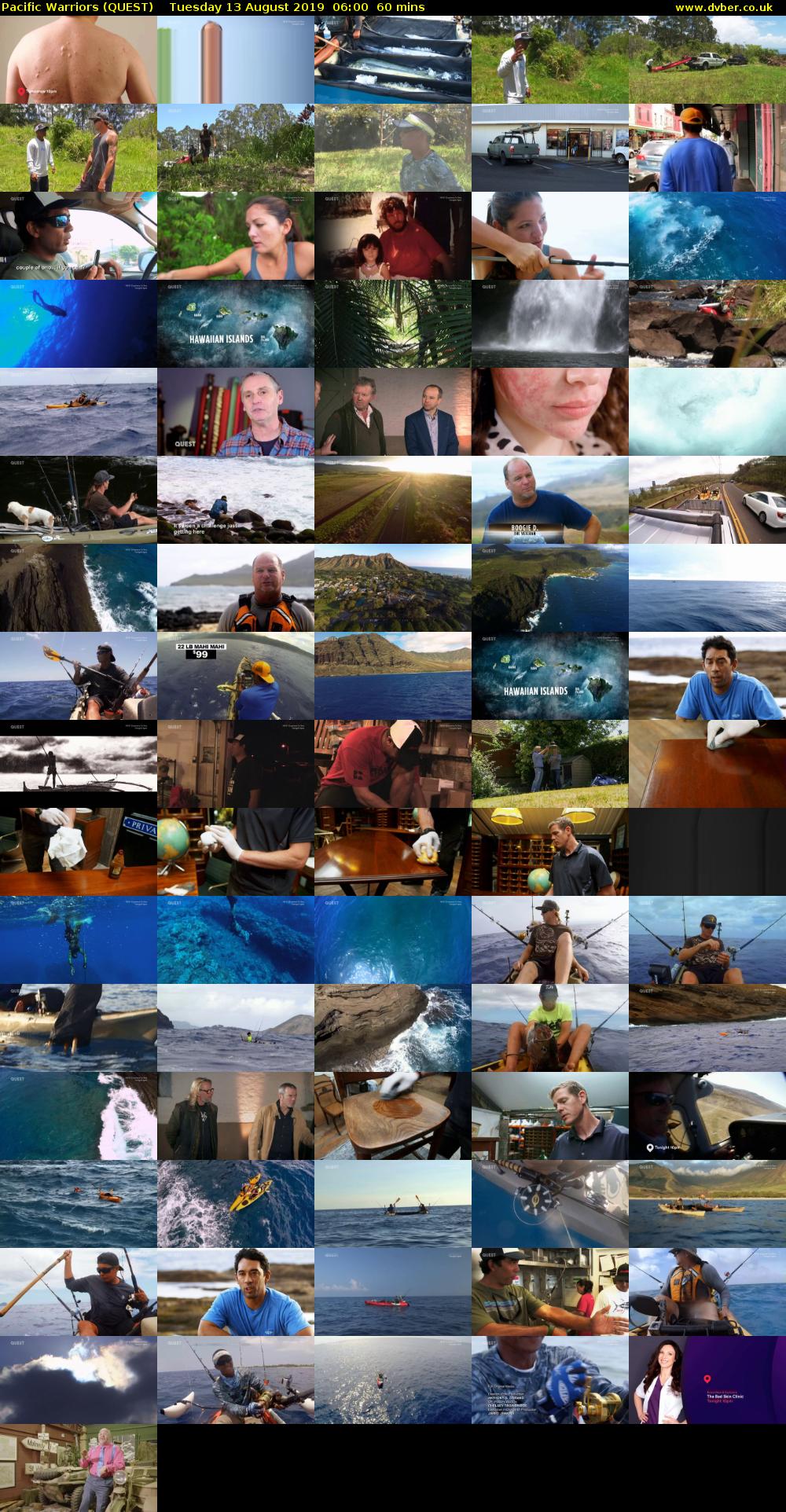 Pacific Warriors (QUEST) Tuesday 13 August 2019 06:00 - 07:00