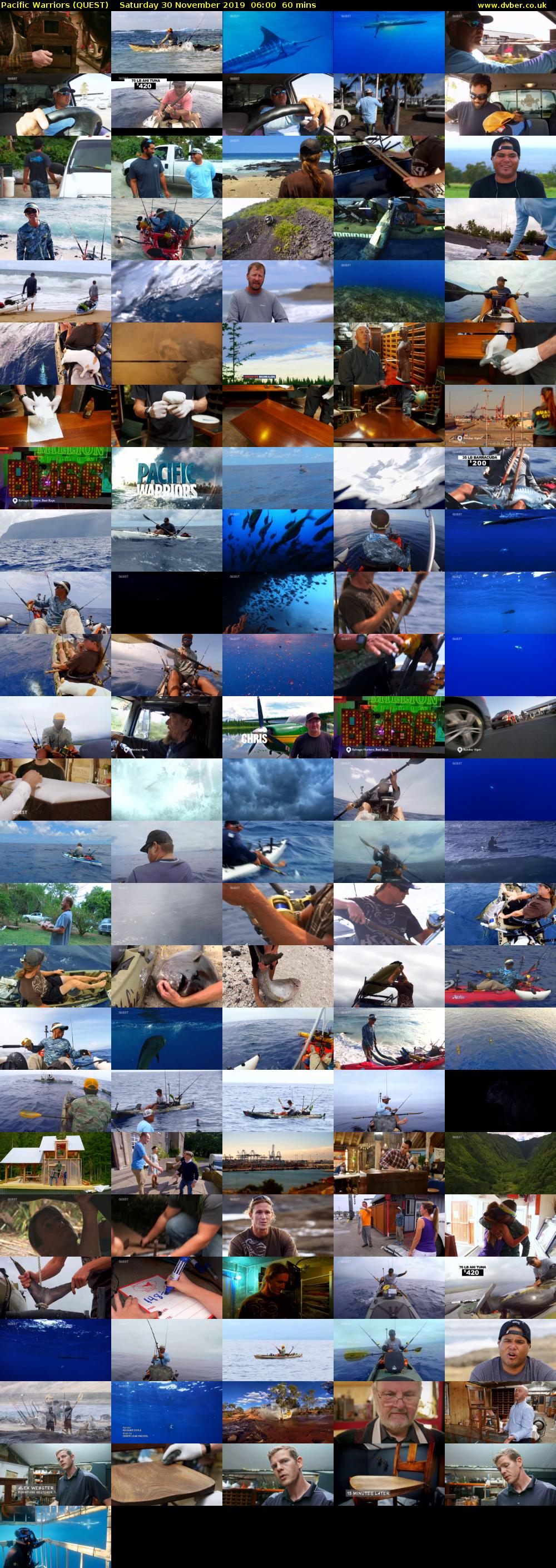 Pacific Warriors (QUEST) Saturday 30 November 2019 06:00 - 07:00