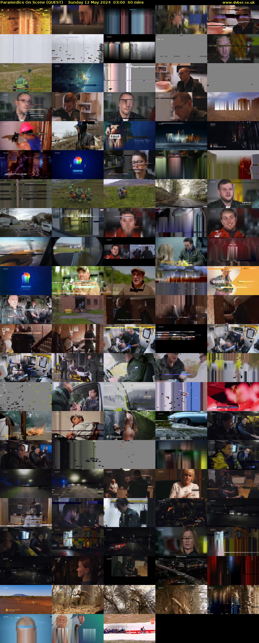 Paramedics On Scene (QUEST) Sunday 12 May 2024 03:00 - 04:00