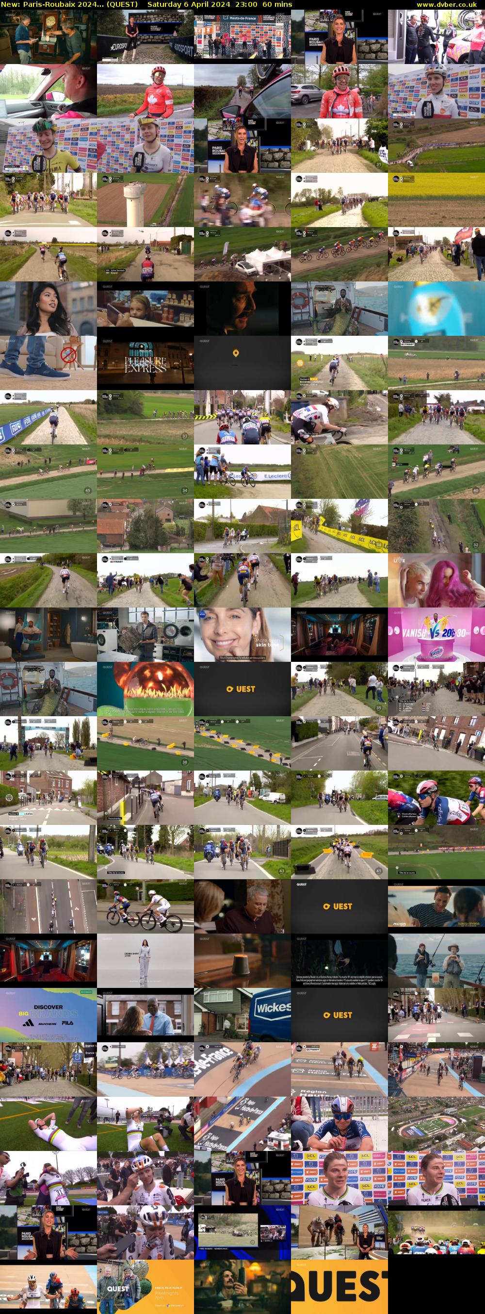 Paris-Roubaix 2024... (QUEST) Saturday 6 April 2024 23:00 - 00:00