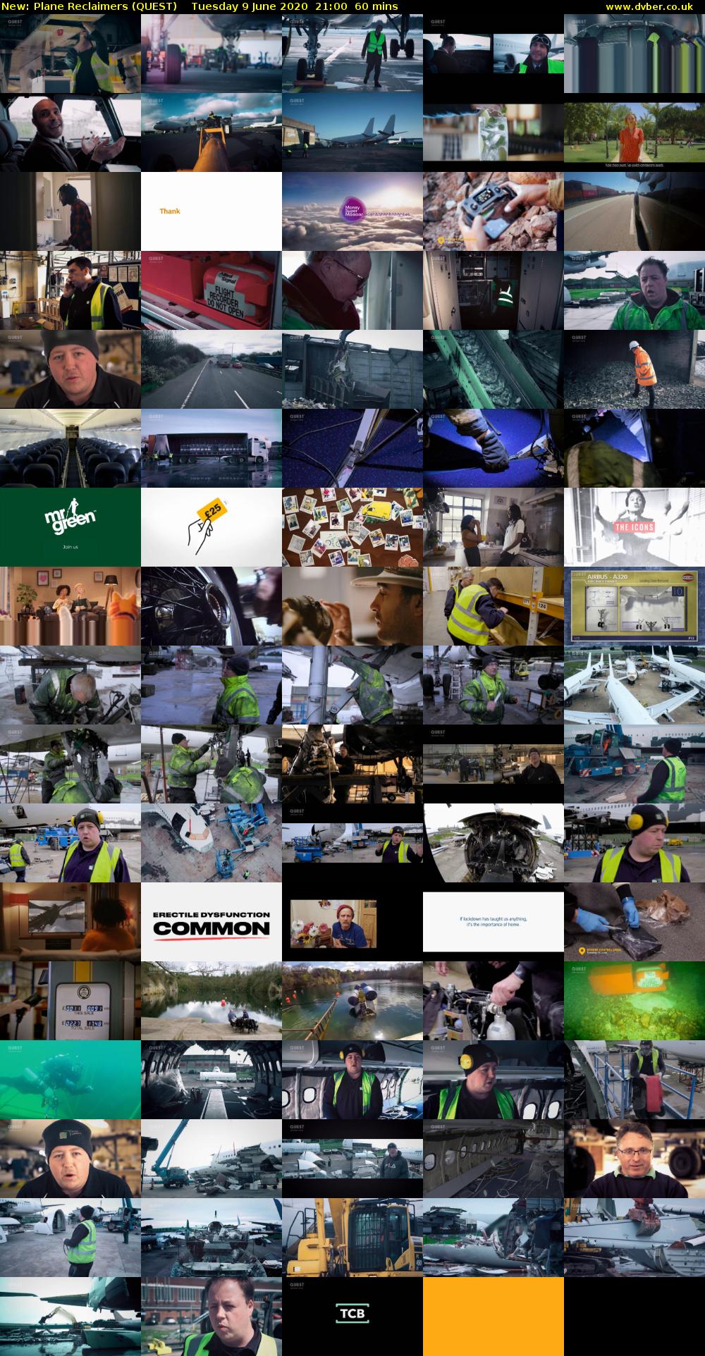Plane Reclaimers (QUEST) Tuesday 9 June 2020 21:00 - 22:00