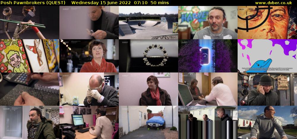 Posh Pawnbrokers (QUEST) Wednesday 15 June 2022 07:10 - 08:00