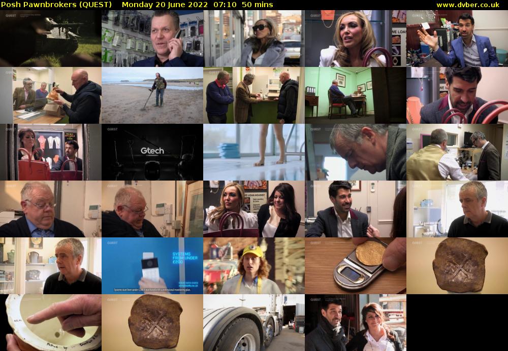 Posh Pawnbrokers (QUEST) Monday 20 June 2022 07:10 - 08:00