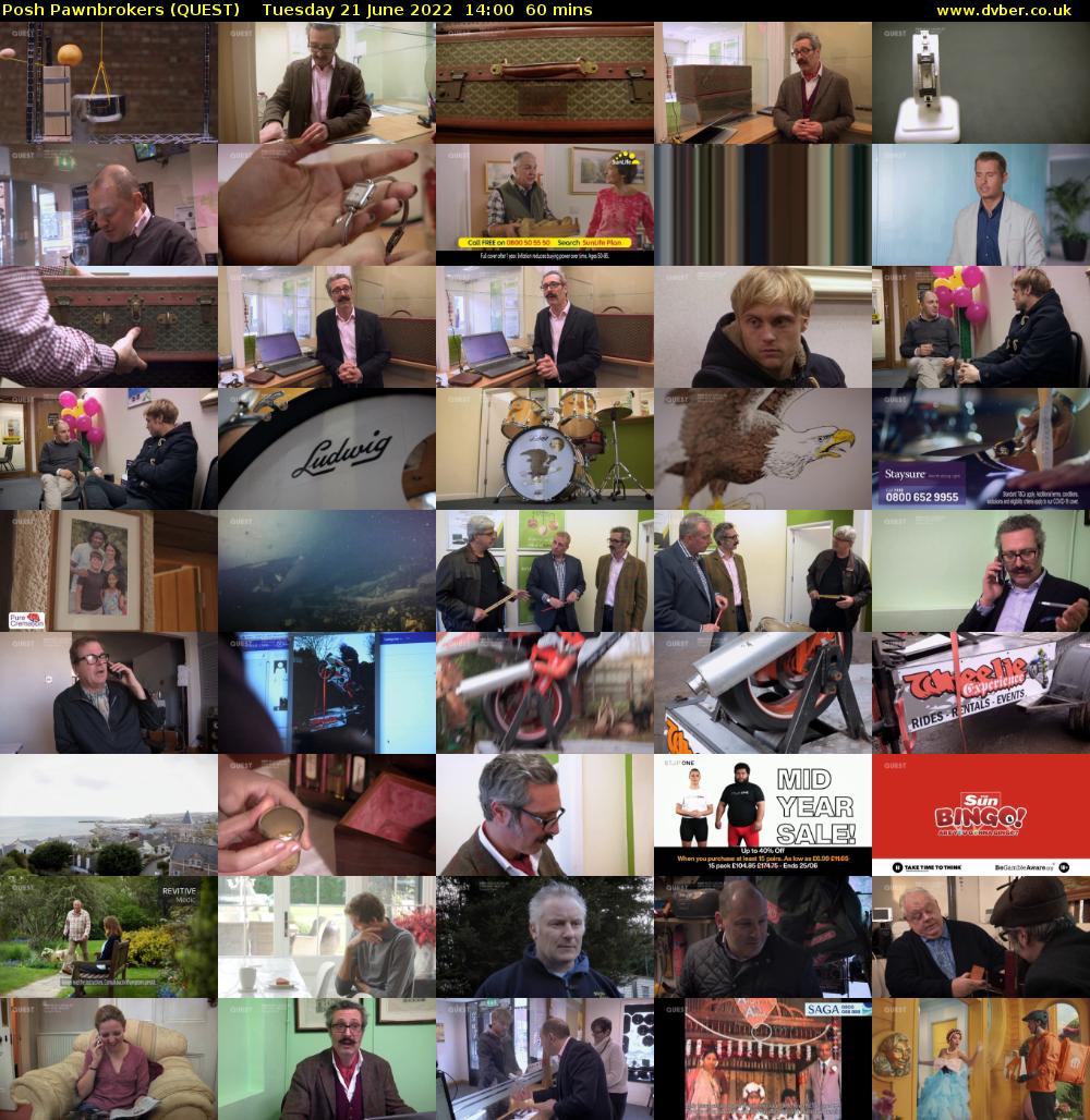Posh Pawnbrokers (QUEST) Tuesday 21 June 2022 14:00 - 15:00