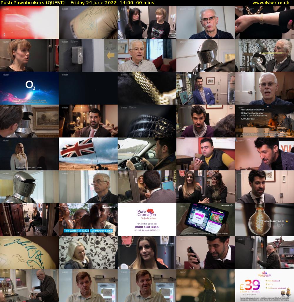 Posh Pawnbrokers (QUEST) Friday 24 June 2022 14:00 - 15:00