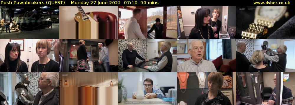 Posh Pawnbrokers (QUEST) Monday 27 June 2022 07:10 - 08:00