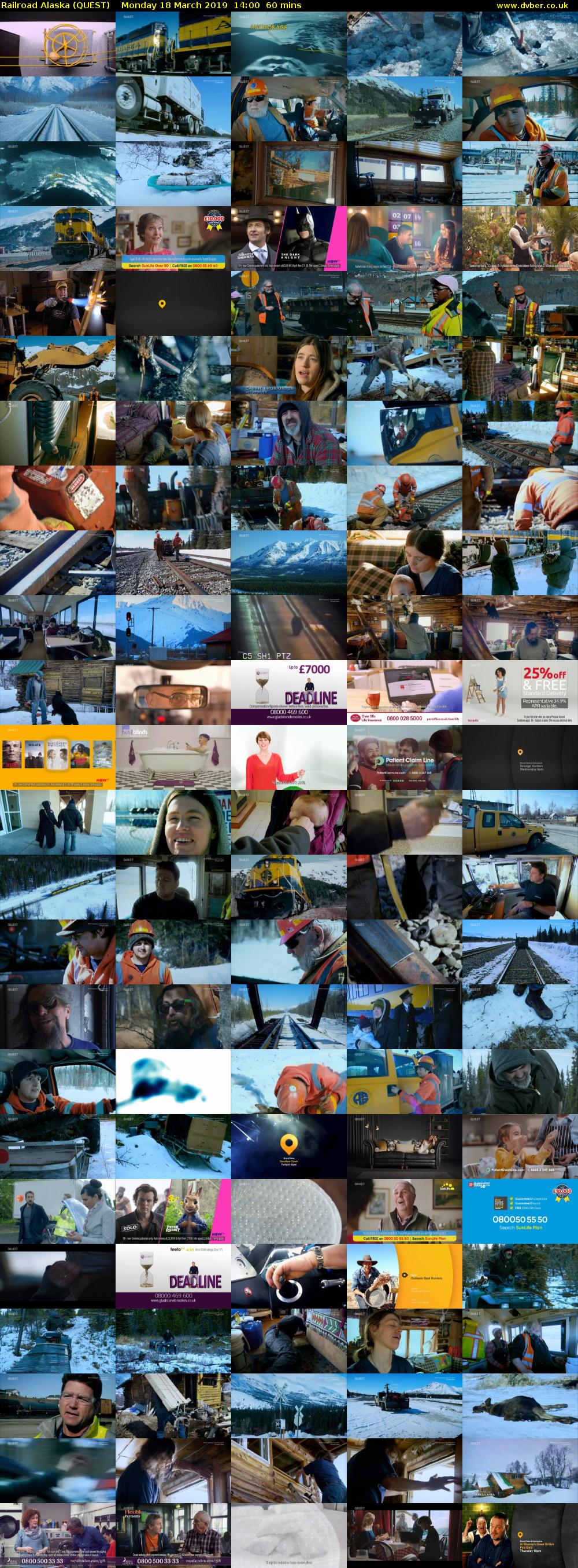 Railroad Alaska (QUEST) Monday 18 March 2019 14:00 - 15:00