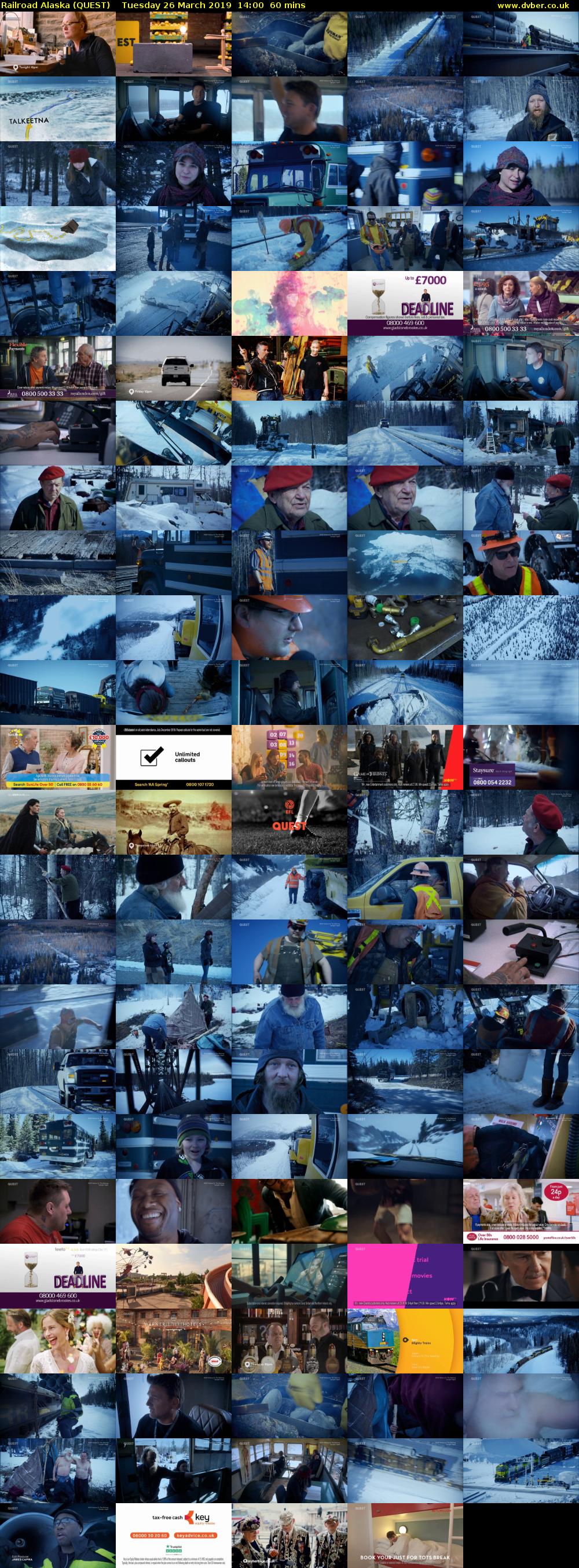 Railroad Alaska (QUEST) Tuesday 26 March 2019 14:00 - 15:00