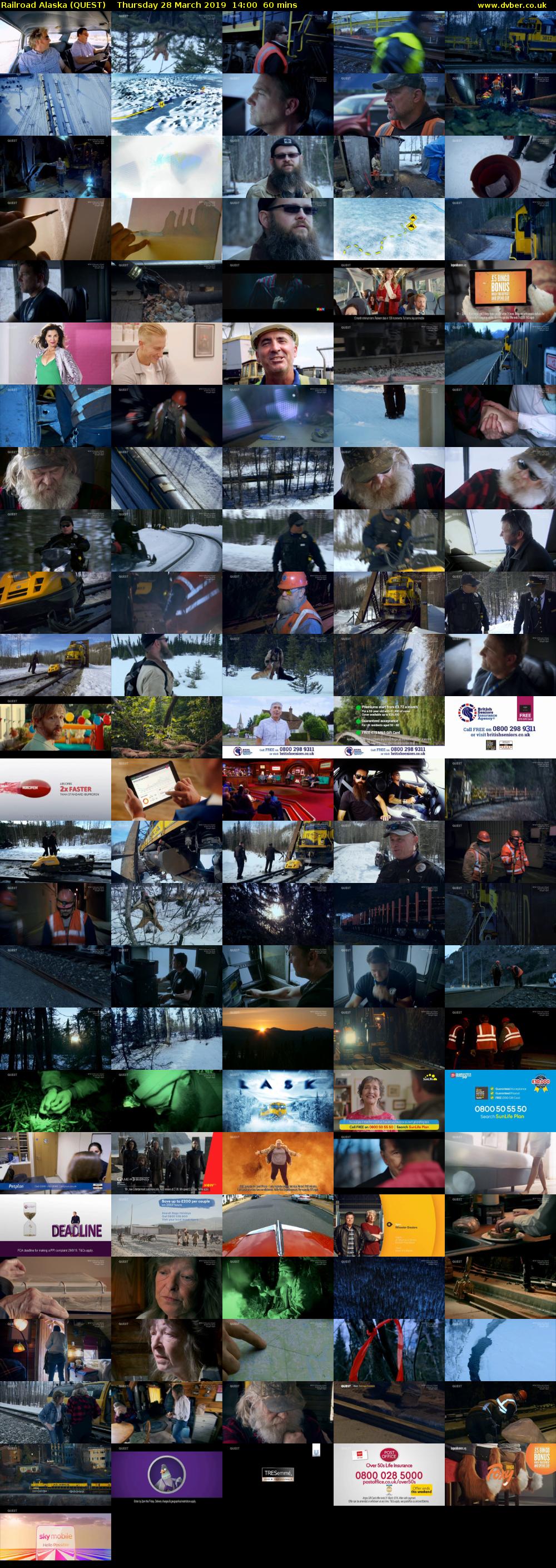 Railroad Alaska (QUEST) Thursday 28 March 2019 14:00 - 15:00
