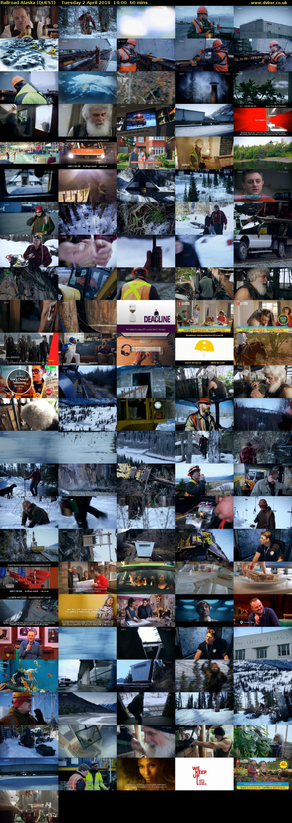 Railroad Alaska (QUEST) Tuesday 2 April 2019 14:00 - 15:00
