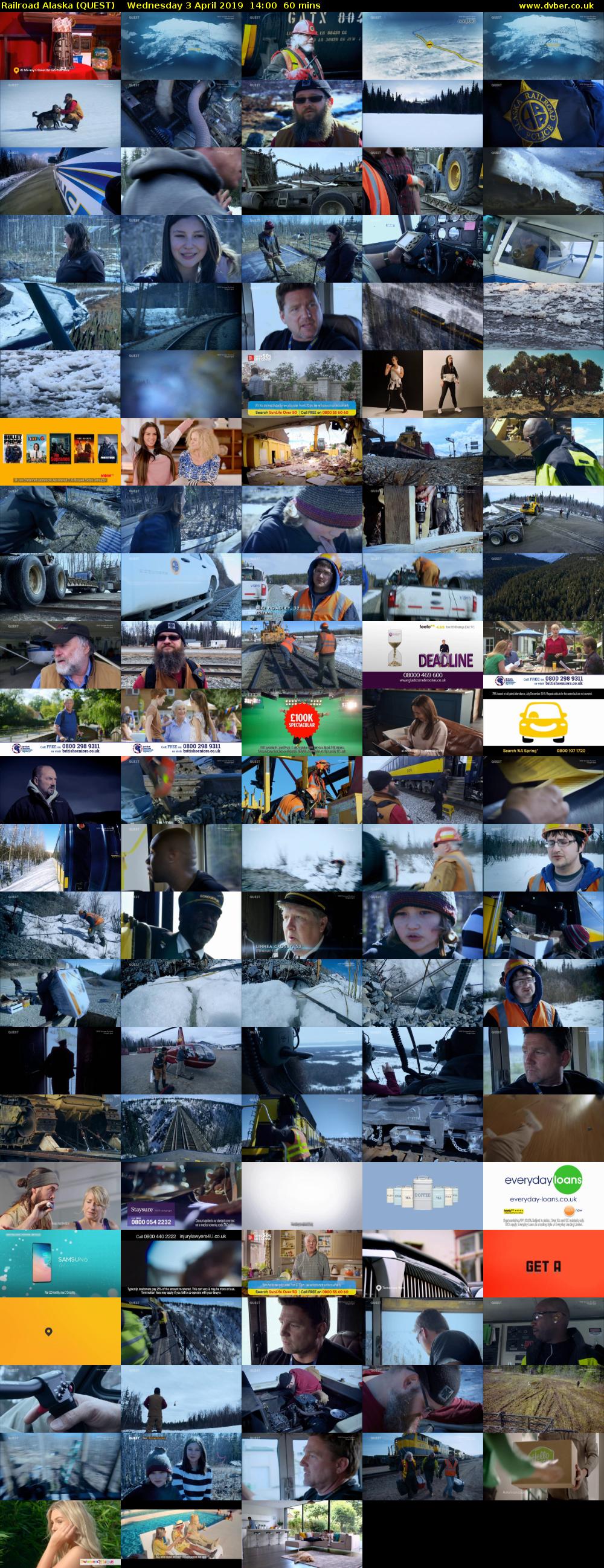 Railroad Alaska (QUEST) Wednesday 3 April 2019 14:00 - 15:00