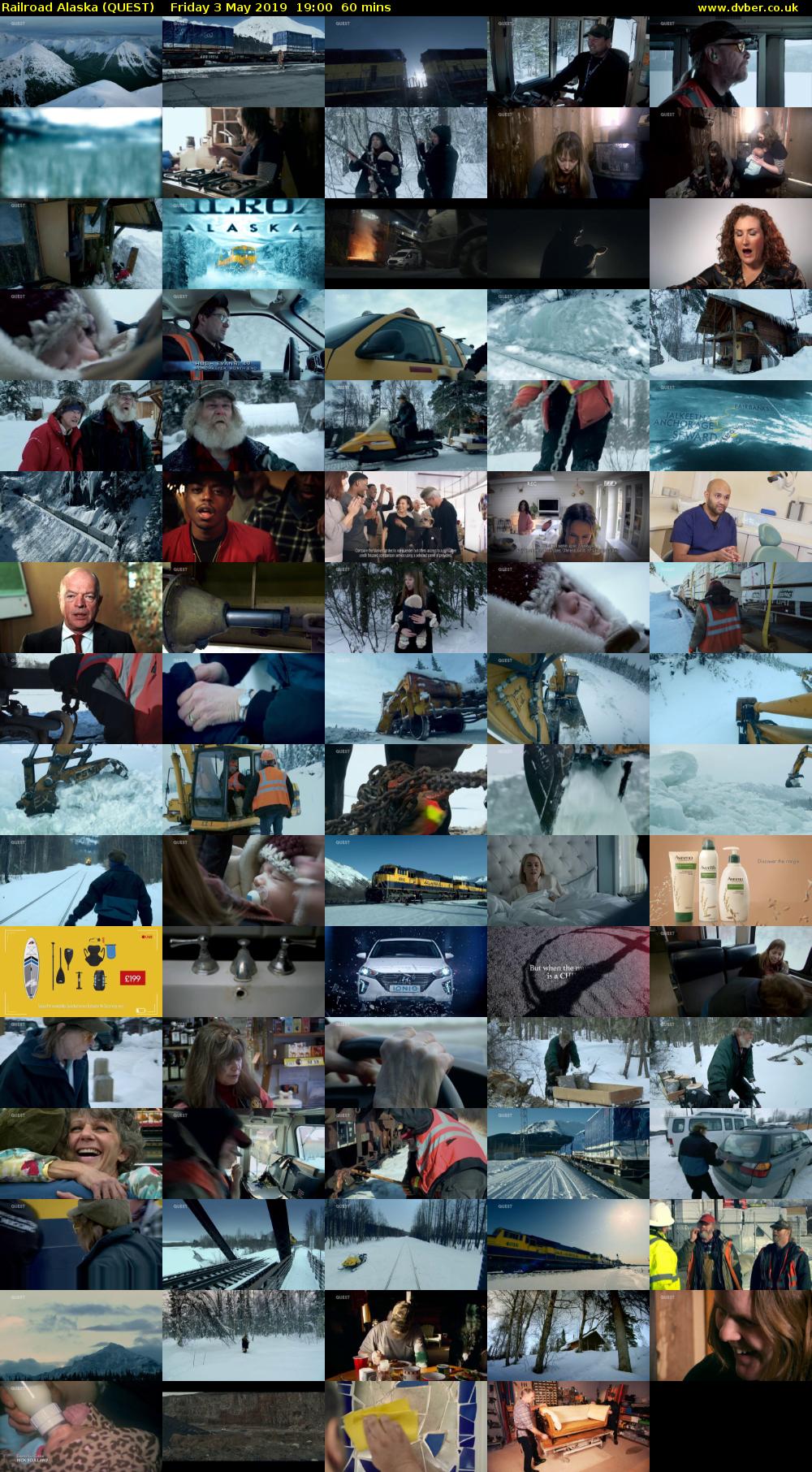 Railroad Alaska (QUEST) Friday 3 May 2019 19:00 - 20:00