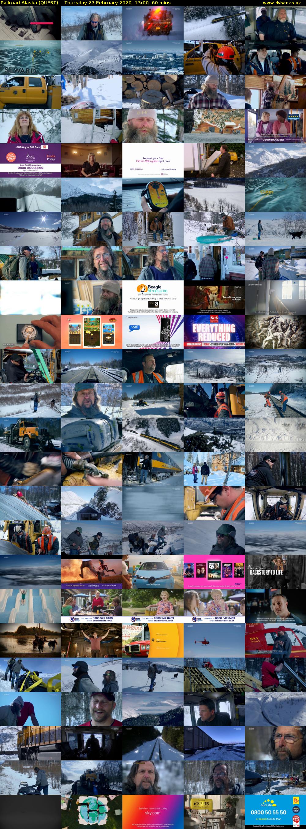 Railroad Alaska (QUEST) Thursday 27 February 2020 13:00 - 14:00