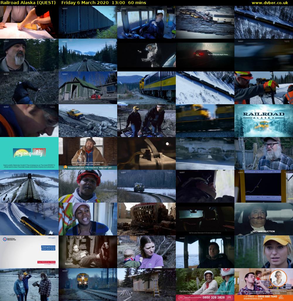 Railroad Alaska (QUEST) Friday 6 March 2020 13:00 - 14:00