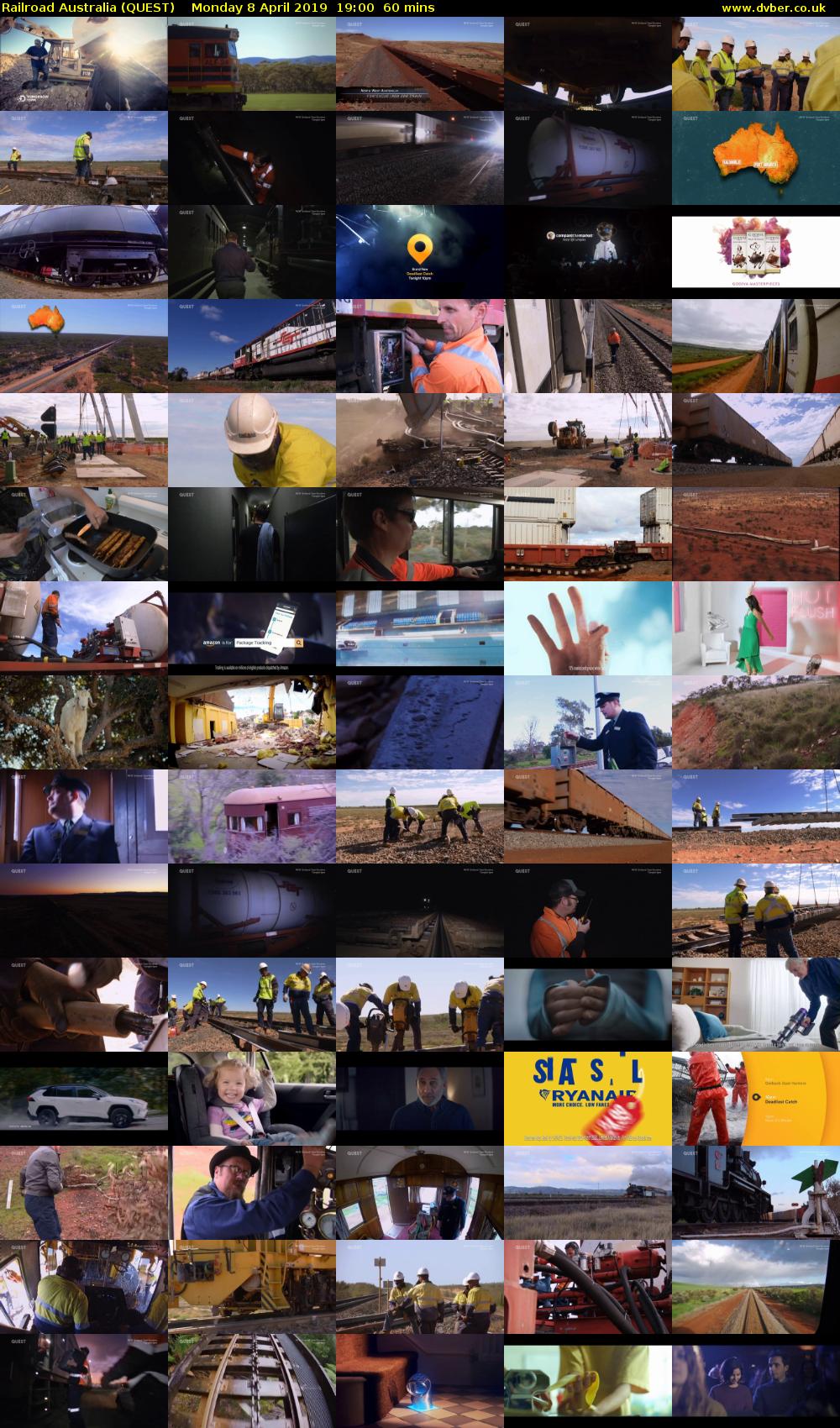 Railroad Australia (QUEST) Monday 8 April 2019 19:00 - 20:00