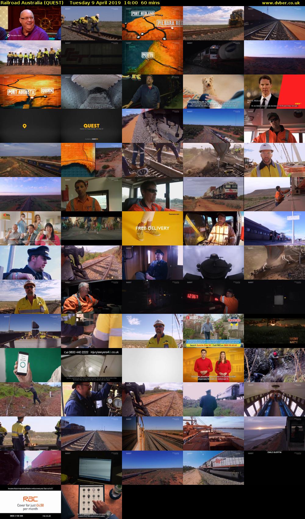 Railroad Australia (QUEST) Tuesday 9 April 2019 14:00 - 15:00