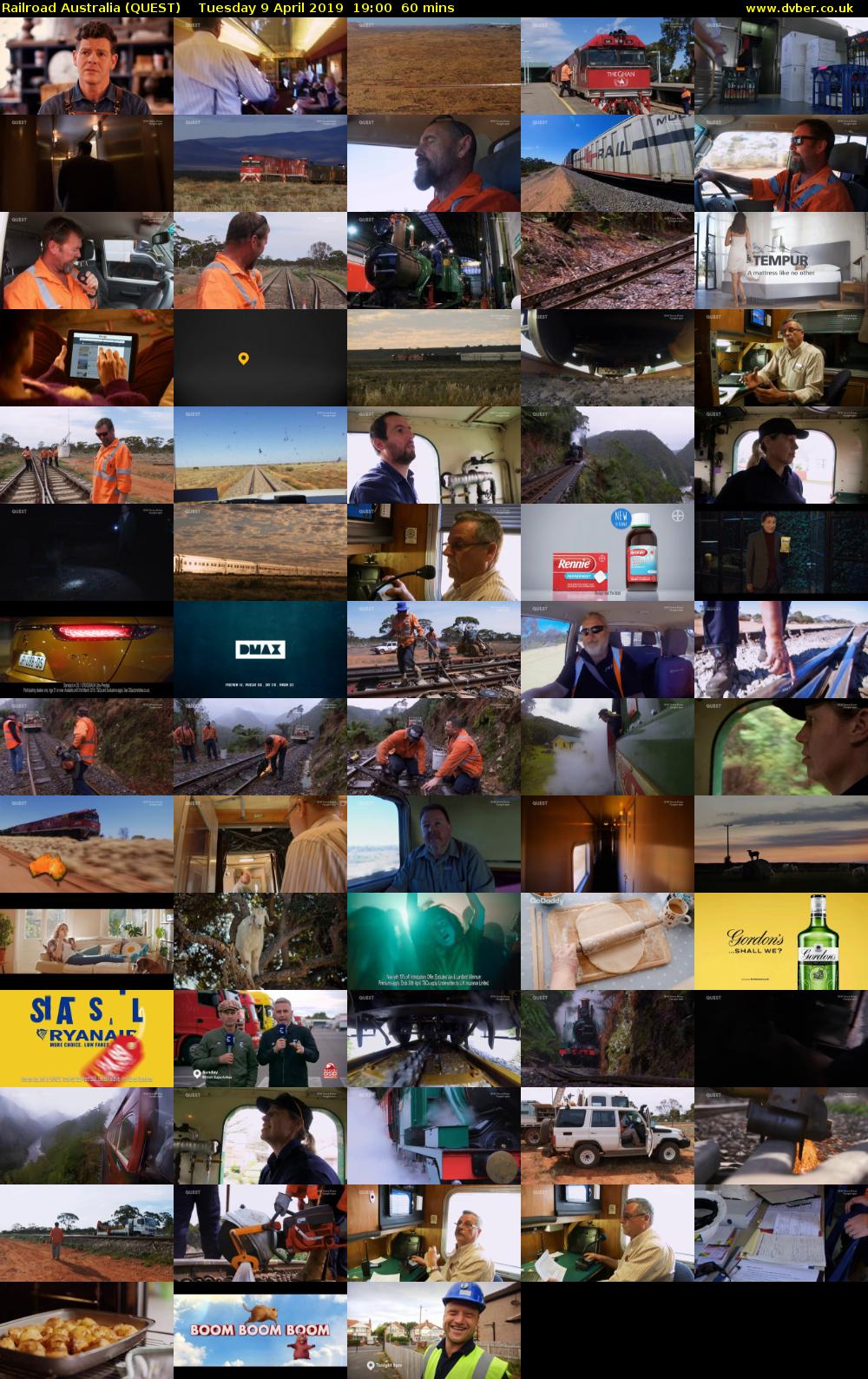 Railroad Australia (QUEST) Tuesday 9 April 2019 19:00 - 20:00