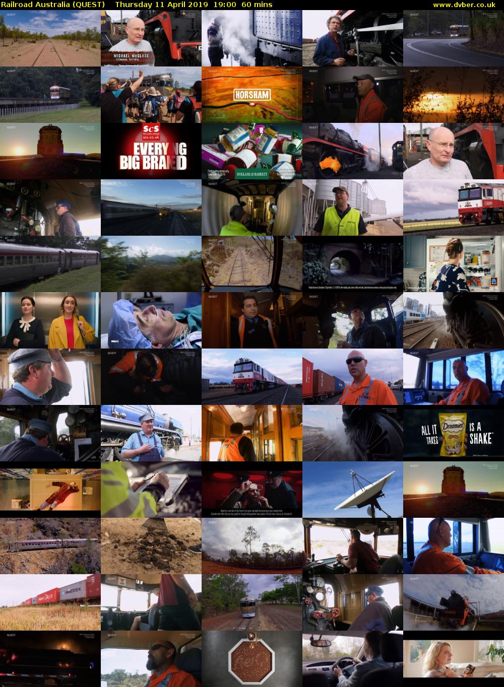 Railroad Australia (QUEST) Thursday 11 April 2019 19:00 - 20:00
