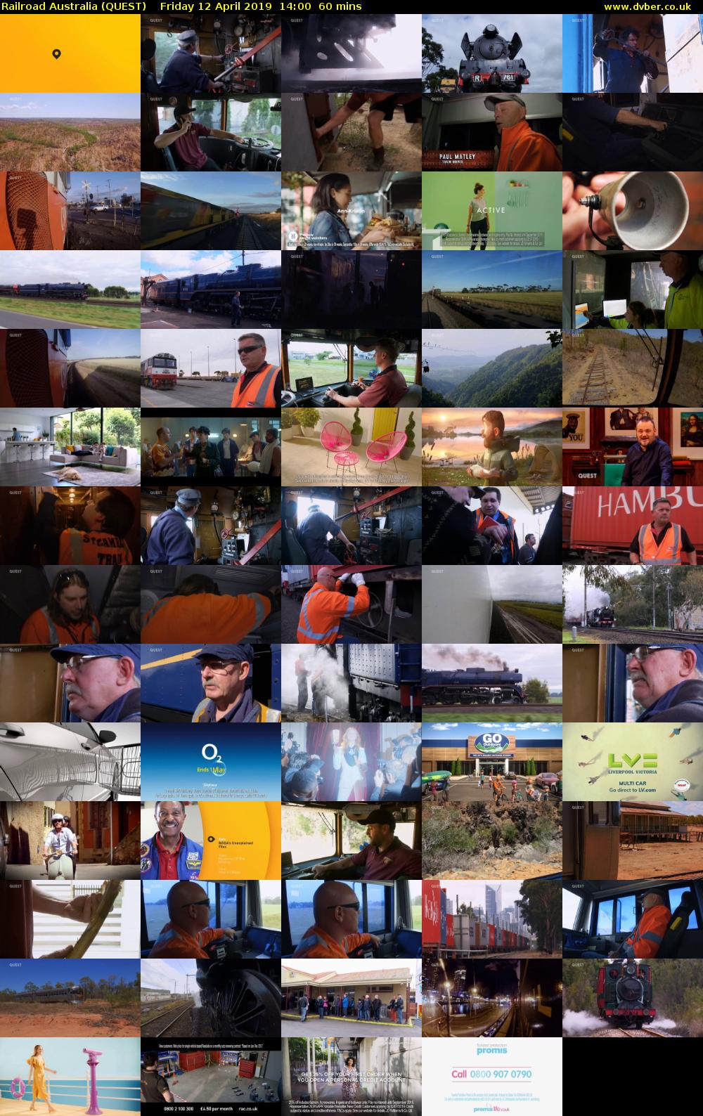 Railroad Australia (QUEST) Friday 12 April 2019 14:00 - 15:00