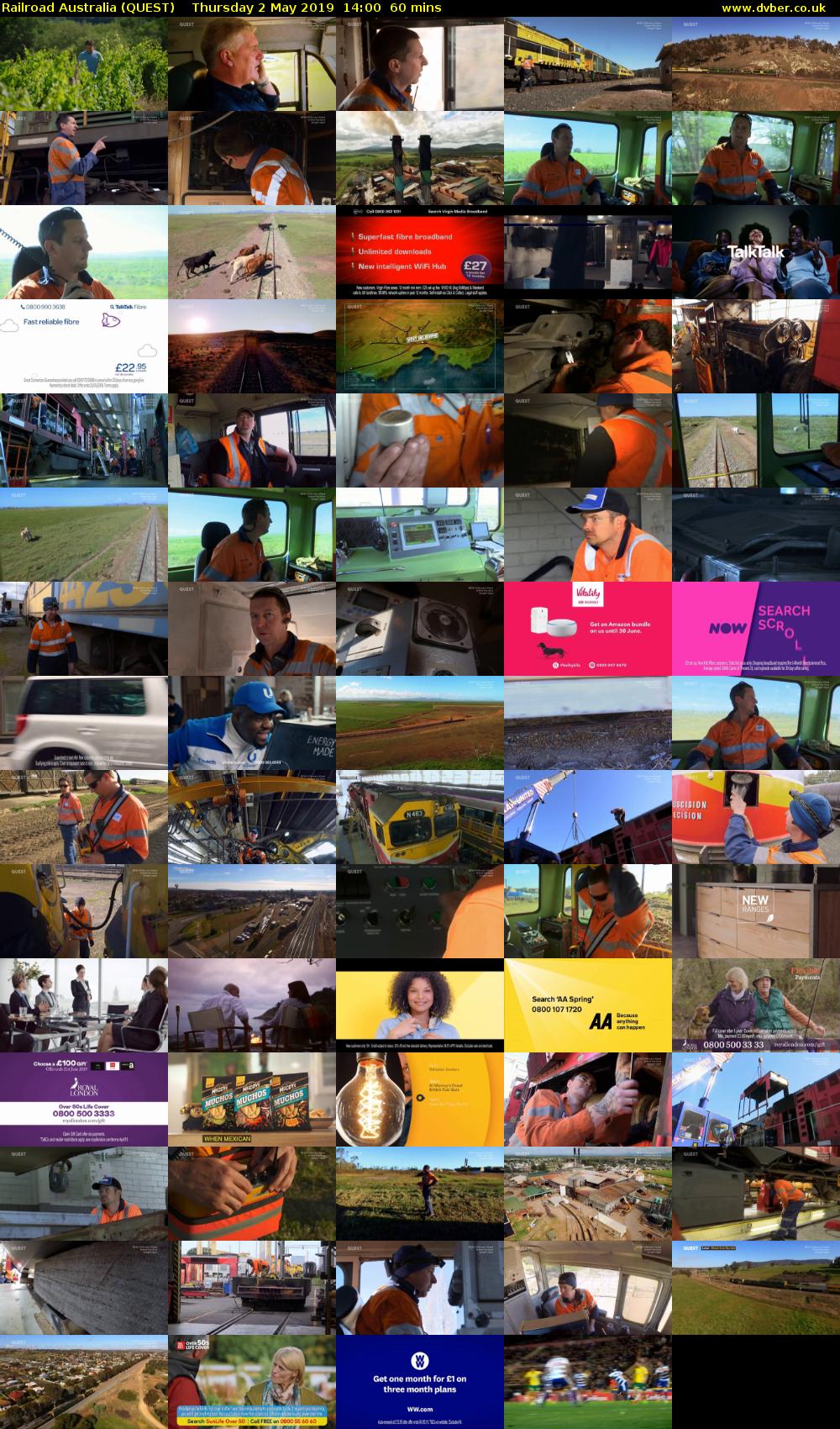 Railroad Australia (QUEST) Thursday 2 May 2019 14:00 - 15:00