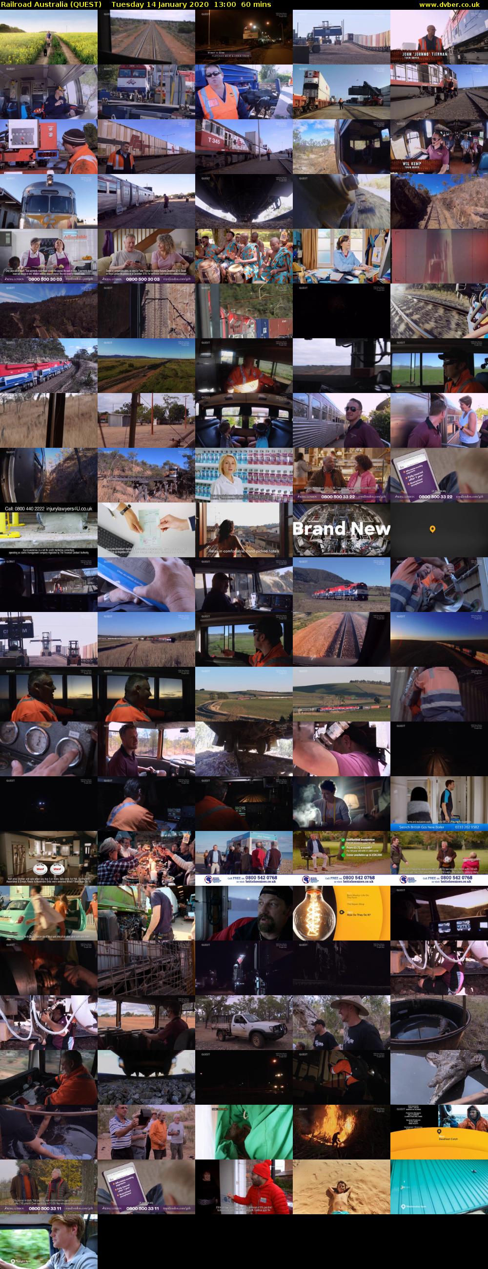 Railroad Australia (QUEST) Tuesday 14 January 2020 13:00 - 14:00