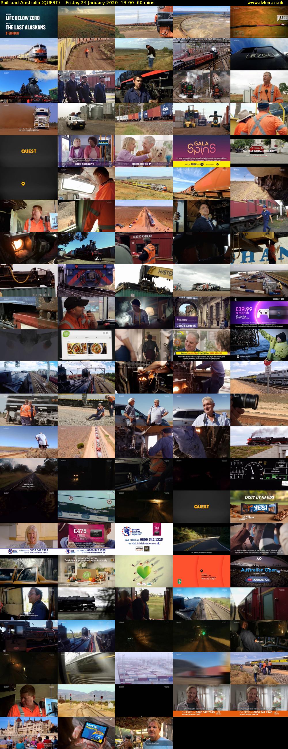 Railroad Australia (QUEST) Friday 24 January 2020 13:00 - 14:00