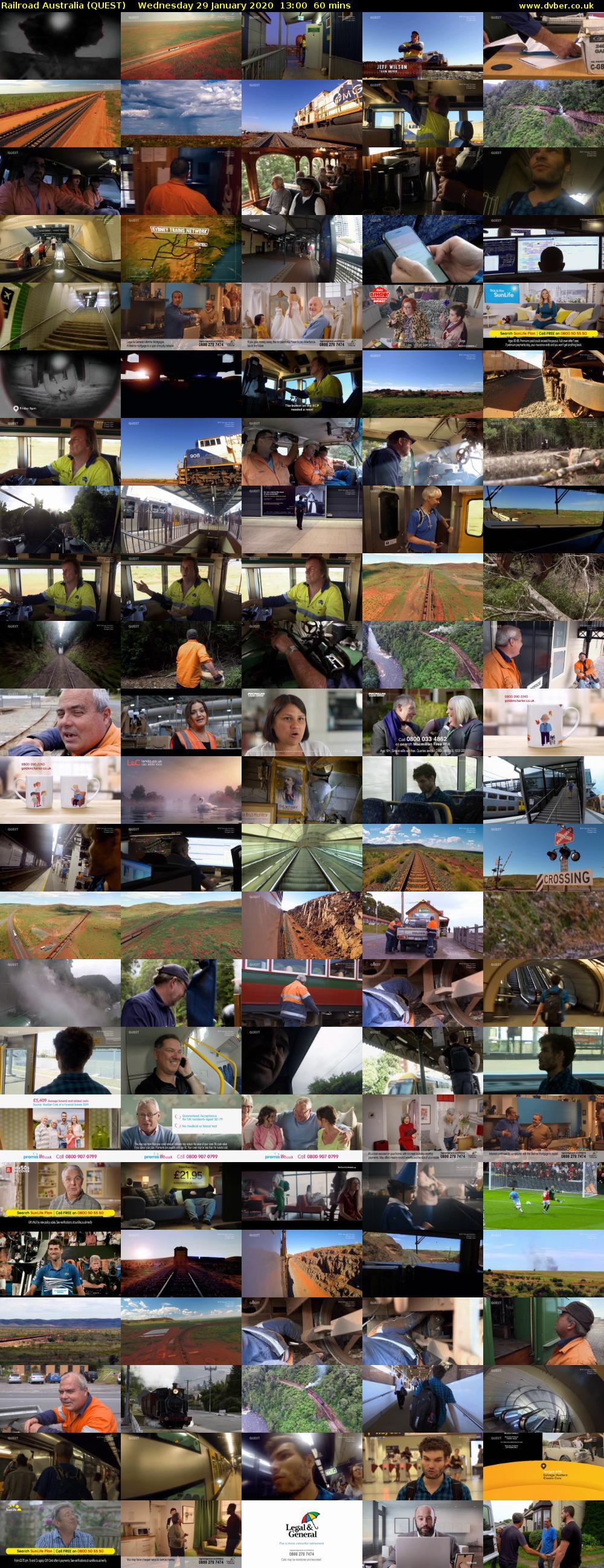 Railroad Australia (QUEST) Wednesday 29 January 2020 13:00 - 14:00