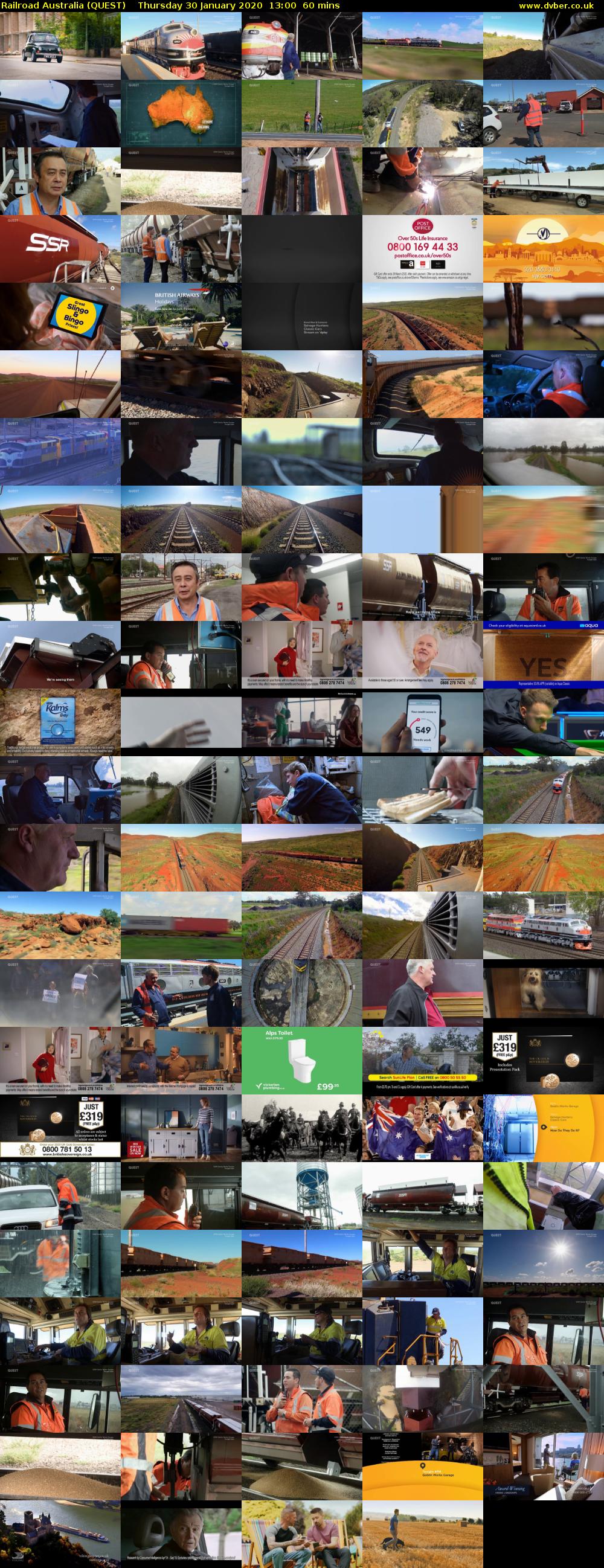 Railroad Australia (QUEST) Thursday 30 January 2020 13:00 - 14:00